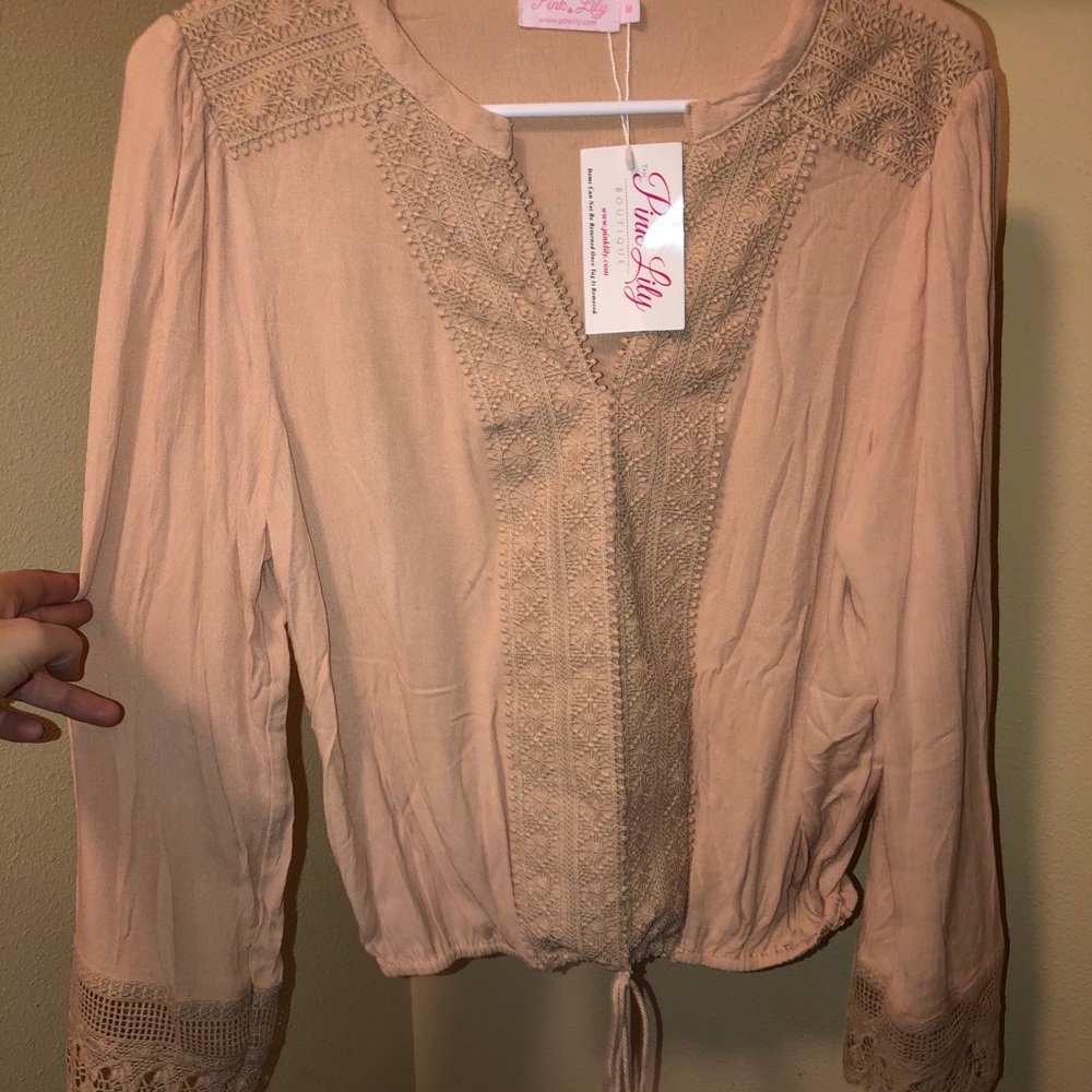 Pink Lily Blouse